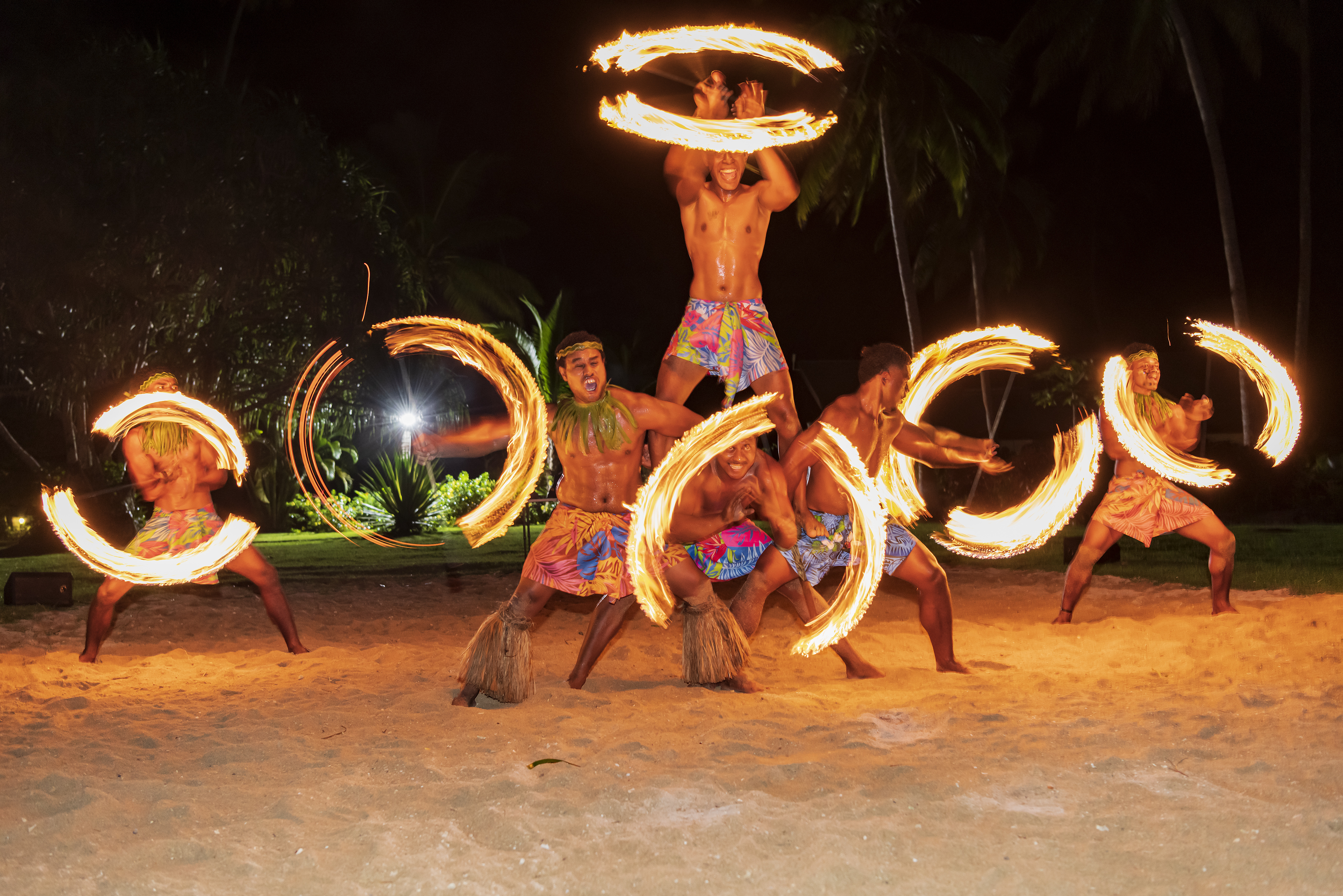 Polynesian Fire Dancers